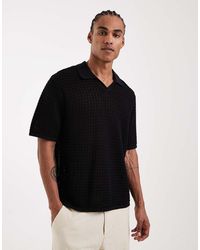 Jack & Jones - Gebreide Polo Met Split - Lyst