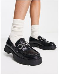 Pull&Bear - Patent Croc Loafer - Lyst