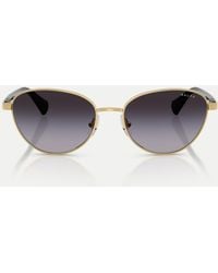 Ralph - Cat-eye-sonnenbrille mit grauen gläsern - Lyst