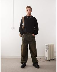 Collusion - Knitted Crew Neck Jumper - Lyst
