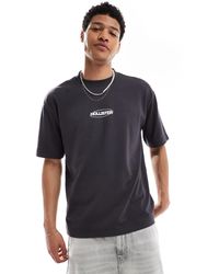 Hollister - Small Boxy Bubble Logo Cooling T-shirt - Lyst