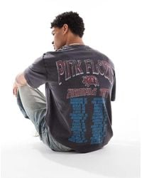 Jack & Jones - Oversized T-Shirt Met Grafische Floyd-Print Op De Achterkant - Lyst