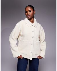 Barbour - Rae Fleece Overshirt - Lyst
