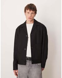 ASOS - Lichtgewicht Harrington Jack Met Textuur - Lyst