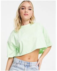 Quiksilver - T-shirt crop top oversize - Lyst