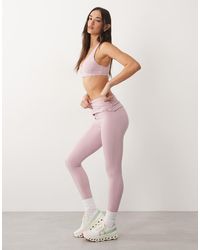 BO+TEE - Bo+tee Foldover Mid Rise Stirrup leggings - Lyst