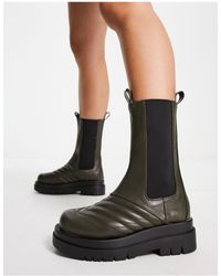 Raid - Adalee Stitch Detail Calf Length Boots - Lyst