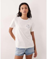 GANT - Small Vintage Logo Fitted T-shirt - Lyst