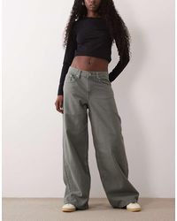 Gina Tricot - Mid Waist baggy Jeans - Lyst