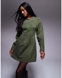 ASOS - Supersoft Seamed Detail Cocoon Sleeve Mini Dress - Lyst