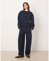 ASOS - Premium 500Gsm Seamed Barrel Leg Jogger - Lyst