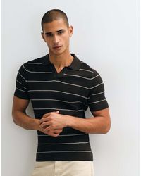Mango - Polo Top Met Reverskraag En Korte Mouwen - Lyst