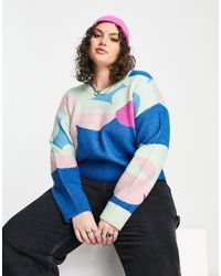 Cotton On - Cotton on curve - maglione con grafica a fiori multicolore - Lyst