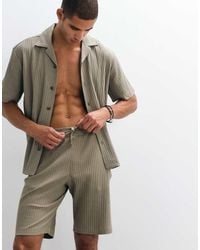 SELECTED - Ribbed Shorts - Lyst