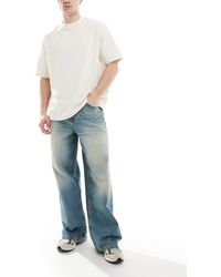 ASOS - Super baggy Jeans With Tint - Lyst