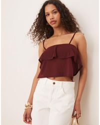 ASOS - – luftiges camisole-top aus netzstoff - Lyst