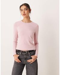 Abercrombie & Fitch - – langärmliges, knapp geschnittenes shirt - Lyst