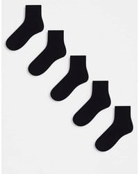 ASOS - 5 Pack Ankle Socks - Lyst