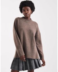 ONLY - High Neck Oversized Jumper - Lyst