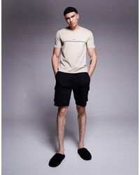 BOSS - Unique Stripe Logo T-shirt Regular Fit - Lyst