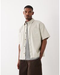 ASOS - Oversized Shirt With Workwear Badge - Lyst