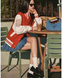 Tommy Hilfiger - Tommy Girl Star Varsity Jacket - Lyst