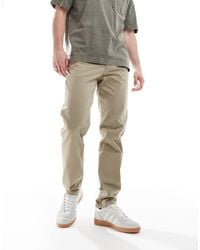 BOSS - – schmal zulaufende chinohose - Lyst