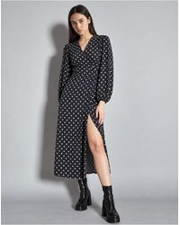 Glamorous - Wrap Maxi-Dress - Lyst