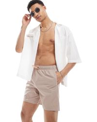 Brave Soul - Textured Swim Shorts - Lyst