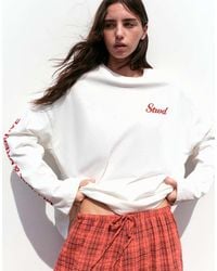 Pull&Bear - Long Sleeve Stwd T-shirt - Lyst