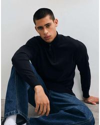 Timberland - Cotton 1/4 Zip Sweater - Lyst