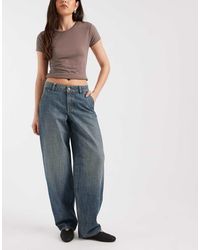 JJXX - Fuji Barrel Jeans With Adjustable Waist - Lyst