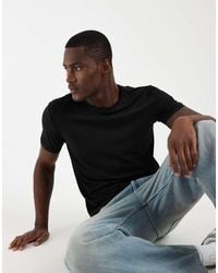 Panos Emporio - Bamboo Cotton Crew Neck Tee - Lyst