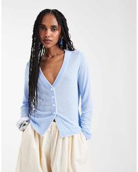 ASOS - Double Layered Cardigan - Lyst