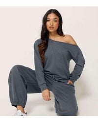 PixieGirl - Petite Off Shoulder Sweatshirt - Lyst