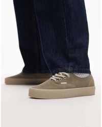 Vans - Authentic Suede Trainers - Lyst