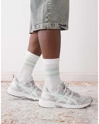 Asics - Zapatillas De Deporte Gris Nube Y Blancas Gel-Nunobiki De - Lyst