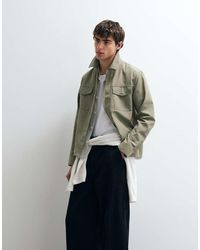 ASOS COLLECTIVE - Ruimvallend Utility Overhemd Met Lange Mouwen - Lyst