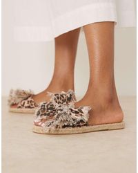 ASOS - Jem Bow Espadrille Mule Sandals - Lyst