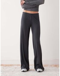 Monki - Wide Leg Trousers - Lyst