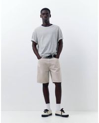 Pull&Bear - Standaard Denim Bermudashort - Lyst