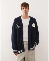 KTZ - Ny Yankees Collegiate Script Button Up Cardigan - Lyst