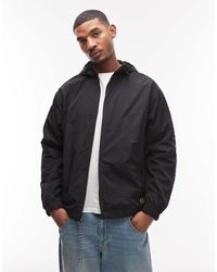 No Problemo - Veste coupe-vent en nylon à capuche avec logo sur la manche - Lyst