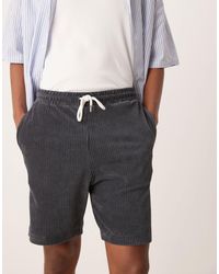 ASOS - Oversized Ribbed Velour Short - Lyst