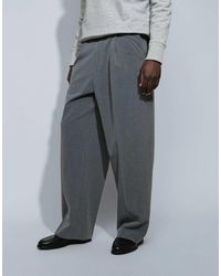 Weekday - Uno Loose Fit Tailored Trousers - Lyst