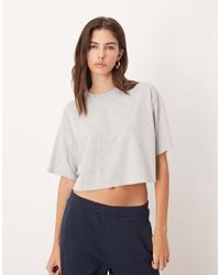 JJXX - Oversized Cropped T-Shirt - Lyst