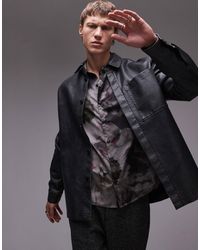 TOPMAN - – langärmlige hemdjacke aus pu - Lyst