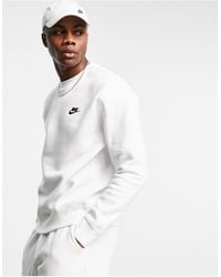 Nike - Sportswear Club Fleece Rundhalsshirt - Lyst