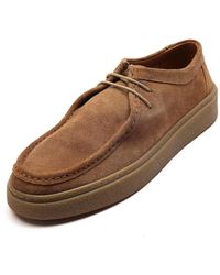 OFF THE HOOK - Náuticos Marrones Para Hombre De Estilo Casual Con Cordones De Ante Els De - Lyst