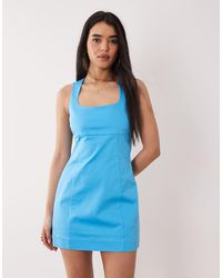 ASOS - Square Neck Bodycon Mini Sundress - Lyst